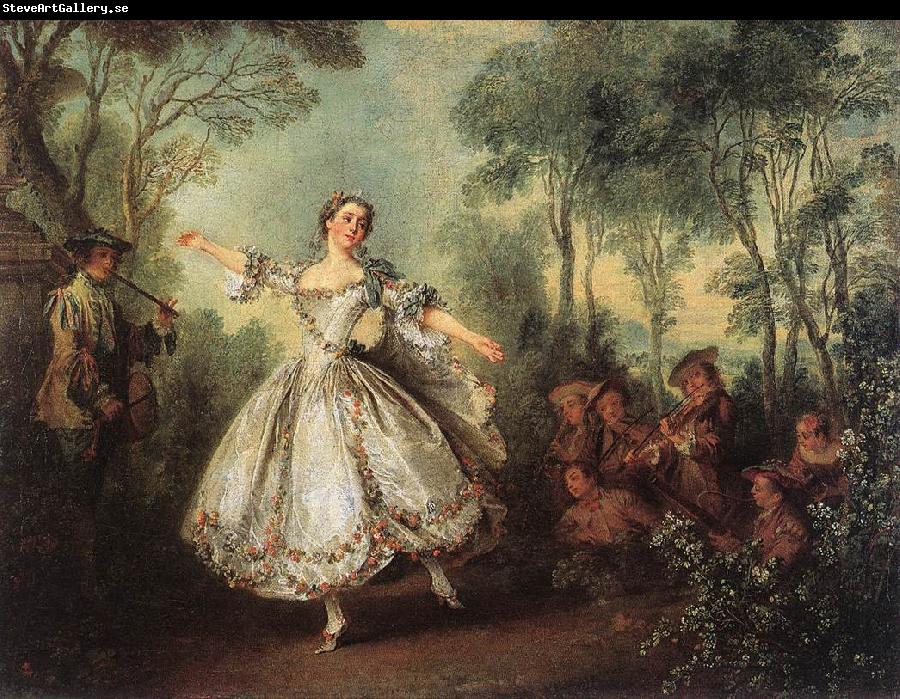 LANCRET, Nicolas Mademoiselle de Camargo Dancing g